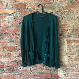 Banana Republic Dark Green Cardigan